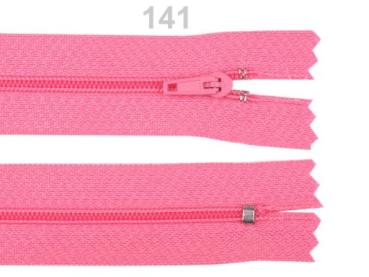 Reißverschluss Spirale 3 mm Länge 16 cm pinlock Dunkelrosa